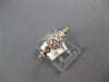 .53CT DIAMOND 14KT ROSE GOLD SOLITAIRE HALO FLOWER FRIENDSHIP PROMISE LOVE RING