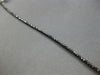 8.04CT BLACK DIAMOND 14KT WHITE GOLD 3D CLASSIC ETERNITY L.OVE TENNIS BRACELET