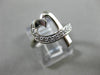 ESTATE TIFFANY & CO .20CT DIAMOND 18KT WHITE GOLD 3D LOVING HEART RING #24919