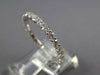 1.04CT DIAMOND 18KT WHITE GOLD 3D 2MM CLASSIC ETERNITY ANNIVERSARY LOVE RING