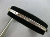 1.0CT DIAMOND 14KT WHITE GOLD 3D PAST PRESENT FUTURE SQUARE FUN TENNIS BRACELET