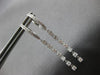 .93CT DIAMOND 18K WHITE GOLD 3D BY THE YARD CLIP ON CHANDELIER HANGING EARRINGS