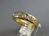 .75CT DIAMOND 14KT YELLOW GOLD 3D ROUND 5 STONE CHANNEL WEDDING ANNIVERSARY RING