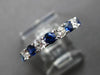 .62CT DIAMOND & AAA SAPPHIRE 18KT WHITE GOLD 3mm SEMI ETERNITY ANNIVERSARY RING