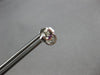ESTATE .58CT DIAMOND 18K WHITE GOLD ROUND CLUSTER FLOWER TEAR DROP STUD EARRINGS