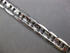 ESTATE LARGE & LONG 14KT WHITE GOLD 3D ITALIAN SOLID GUCCI DESIGN MENS BRACELET