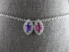.32CT DIAMOND & AAA RUBY & AMETHYST 14KT WHITE GOLD MARQUISE SHAPE HALO PENDANT