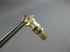 1.0CT DIAMOND 14KT YELLOW GOLD ROUND & BAGUETTE CHANNEL CLIP ON HANGING EARRINGS
