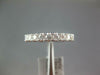 .87CT DIAMOND 18KT WHITE GOLD 3D ROUND 3/4 ETERNITY COMFORT FIT ANNIVERSARY RING