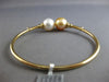 .21CT DIAMOND & AAA WHITE & GOLDEN SOUTH SEA PEARL 18K YELLOW GOLD LOVE BRACELET