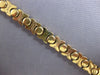 ESTATE 14KT WHITE & YELLOW GOLD 3D CLASSIC ITALIAN XO LOVE BRACELET