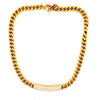 ESTATE 1.66CT DIAMOND 18K YELLOW GOLD CLASSIC PAVE MULTI ROW CUBAN LOVE NECKLACE