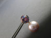 LARGE AAA MULTI COLOR SAPPHIRE & AAA PINK SOUTH SEA PEARL 18K ROSE GOLD EARRINGS
