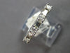 .45CT DIAMOND 14KT WHITE GOLD ROUND & BAGUETTE 7 STONE WEDDING ANNIVERSARY RING