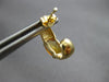 1.78CT AAA CITRINE 14KT YELLOW GOLD SEMI BEZEL UMBRELLA HANGING EARRINGS #27933