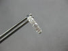 1.02CT DIAMOND 18KT WHITE GOLD 3D 3 STONE PAST PRESENT FUTURE LEVERBACK EARRINGS