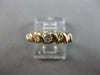 .22CT DIAMOND 14K YELLOW GOLD 3D ROUND 5 STONE DIAGONAL CHANNEL ANNIVERSARY RING