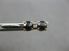 ESTATE 1.06CT BLACK DIAMOND 14KT ROSE GOLD 3D CLASSIC ROUND SCREWBACK EARRINGS