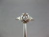 ANTIQUE .10CT DIAMOND 18KT WHITE GOLD ART DECO SOLITAIRE ENGAGEMENT RING #27239