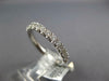 .87CT DIAMOND 18KT WHITE GOLD 3D 3MM COMFORT FIT 3/4TH ETERNITY ANNIVERSARY RING