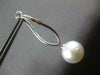 LARGE .70CT DIAMOND AAA SOUTH SEA PEARL 18K WHITE GOLD INFINITY HANGING EARRINGS