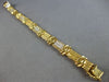 LARGE 1.0CT DIAMOND 14KT YELLOW GOLD 2 ROW LOVE KNOT MULTI LINK TENNIS BRACELET