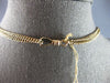 ANTIQUE ART DECO EXTRA LONG AAA PEARL & TURQUOISE 14K YELLOW GOLD NECKLACE 27752