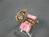 .67CT DIAMOND 18K YELLOW GOLD 3D CLASSIC ROUND & PEAR SHAPE HALO ENGAGEMENT RING