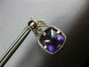 ESTATE LARGE 10.88CT DIAMOND & AAA AMETHYST 18K WHITE GOLD FUN HANGING EARRINGS