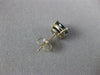 ESTATE 2.35CT AAA SAPPHIRE 14KT WHITE GOLD CLASSIC ROUND STUD EARRINGS