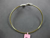 WIDE .73CT DIAMOND 18KT 2 TONE GOLD 3D HEART CRISS CROSS LOVE BANGLE BRACELET
