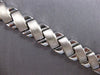 ESTATE WIDE 14KT WHITE GOLD 3D CLASSIC MATTE & SHINY X LOVE BRACELET