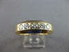 ESTATE 1.0CT DIAMOND 14KT YELLOW GOLD 3D 5 STONE ROUND WEDDING ANNIVERSARY RING