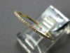 ESTATE .15CT DIAMOND 18K YELLOW GOLD ROUND 1MM ETERNITY WEDDING ANNIVERSARY RING