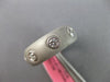 WIDE .81CT DIAMOND & GRAY ENAMEL 18KT WHITE GOLD ETOILE WEDDING ANNIVERSARY RING