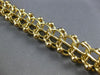 ANTIQUE LARGE AND LONG 14KT YELLOW GOLD 3D HANDCRAFTED CHARM BRACELET