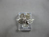 ESTATE .20CT DIAMOND 14KT WHITE GOLD 3D CLASSIC FLOWER LOVE RING #28164