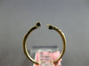 ESTATE .39CT DIAMOND 14KT YELLOW GOLD 3D CLASSIC DOUBLE BAR FUN RING