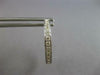 ESTATE .49CT DIAMOND 14K WHITE GOLD CLASSIC ROUND FILIGREE HOOP HANGING EARRINGS