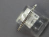 .26CT DIAMOND 14KT WHITE GOLD SHARED PRONG ETERNITY 1mm WEDDING ANNIVERSARY RING