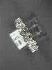 .95CT DIAMOND 18KT WHITE GOLD ROUND MULTI LEAF DIAGONAL WEDDING ANNIVERSARY RING