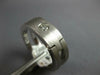 ESTATE .36CT DIAMOND 14KT WHITE GOLD SOLITAIRE MATTE FINISH ETOILE FUN MENS RING