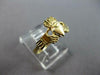 ESTATE 14KT YELLOW GOLD 3D CLASSIC MATTE AND SHINY IRISH CLADDAGH LOVE RING
