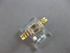 .22CT DIAMOND 14KT YELLOW GOLD ROUND & BAGUETTE SQUARE HALO LOVE KNOT FUN RING