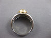 ANTIQUE ART DECO EURO MINE DIAMOND 14KT WHITE GOLD COCKTAIL FILIGREE RING #21489