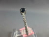 .48CT DIAMOND & AAA SAPPHIRE 14K WHITE GOLD CLASSIC OVAL & ROUND ENGAGEMENT RING