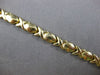 ESTATE LONG 14KT YELLOW GOLD 3D CLASSIC XO LOVE BRACELET