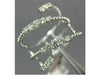 ESTATE WIDE .45CT DIAMOND 14KT WHITE GOLD 3D MULTI ROW CRISS CROSS SNAKE RING