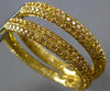 EXTRA LARGE 12.52CT INTENSE FANCY YELLOW DIAMOND 18KT YELLOW GOLD HOOP EARRINGS