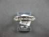 .60CT DIAMOND 14KT WHITE GOLD 3D CHANNEL SEMI ETERNITY WEDDING ANNIVERSARY RING
